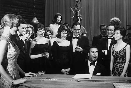 Cabaret legend Bobby Short in an early appearance on Hugh Hefner's "Playboy's Penthouse" series in 1960, when he was 35 years old.