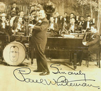 Paul Whiteman and his orchestra performs