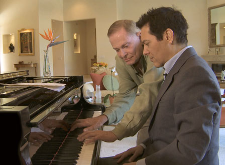 Broadway composer/lyricist Jerry Herman teaches Michael Feinstein one of his unpublished, unrecorded “trunk” songs.