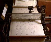 A Leabarjan Music Roll Perforator.