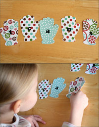 Snow Mittens Letter Scramble 3