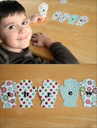 Snow Mittens Letter Scramble 4