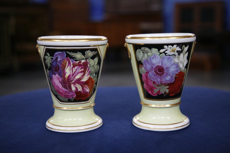 Flight & Barr Worcester Vases, ca. 1800 Antiques Roadshow PBS