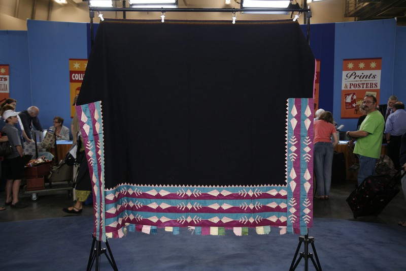 Osage Ribbon Appliqué Blanket, ca. 1925 Antiques Roadshow PBS