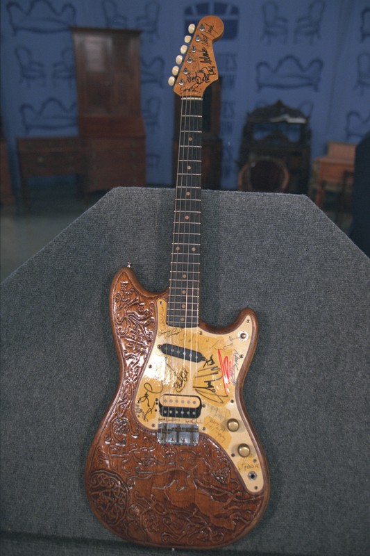 Autographed Electric Guitar Antiques Roadshow PBS