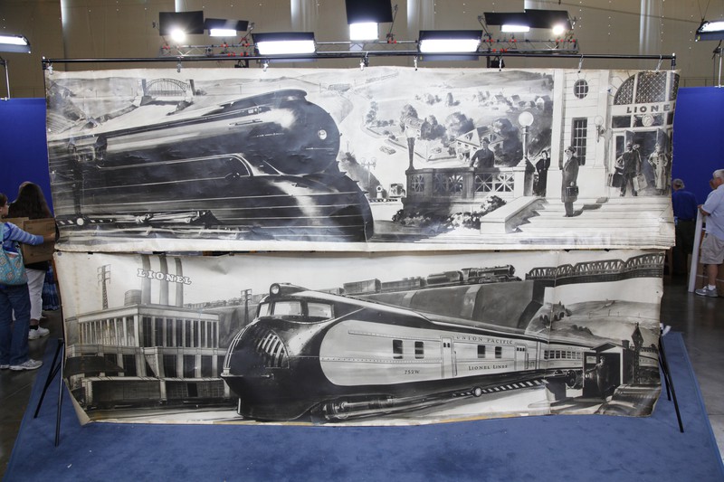 1936 Lionel Trains Mural Photograph Posters Antiques Roadshow PBS