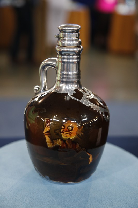 1892 Rookwood Spirit Jug with Silver Overlay Antiques Roadshow PBS