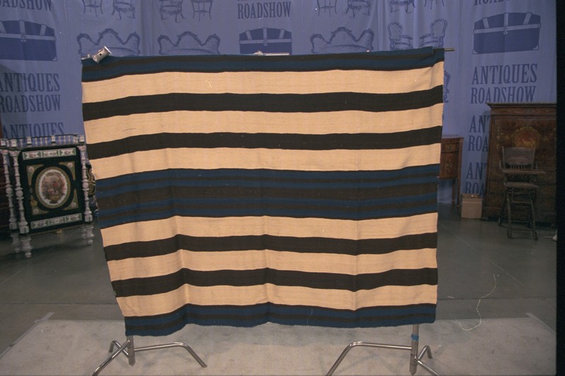 Navajo Ute First Phase Blanket, ca. 1850 Antiques Roadshow PBS
