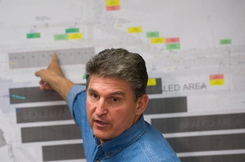 West Virginia Governor Joe Manchin; Saul Loeb/AFP/Getty Images