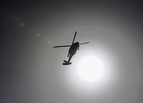 U.S. UH-60 Black Hawk military helicopter
