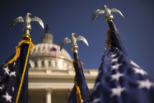 Flags at the Capitol