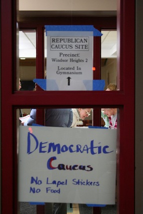 Windsor Heights Precinct 2 caucus in Des Moines Creative Commons photo courtesy clockwerks (flickr.com/clockwerks/)