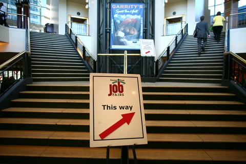 Job fair; Matthew Staver/Bloomberg via Getty Images
