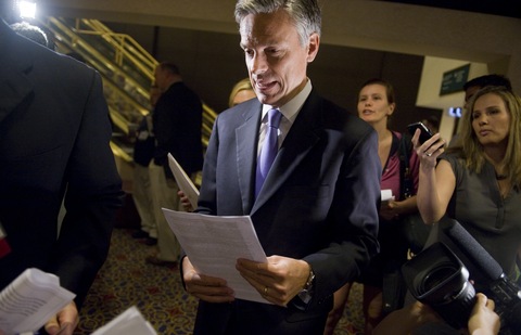 Jon Huntsman; Photo by Tom Williams/Roll Call