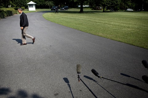 President Obama; photo by Brendan Smialowski/Getty Images