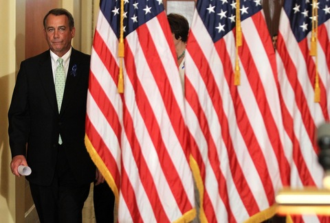 House Speaker John Boehner; photo by Alex Wong/Getty Image