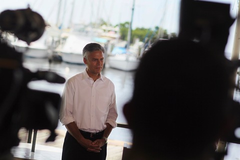 Jon Huntsman; photo by Joe Raedle/Getty Images