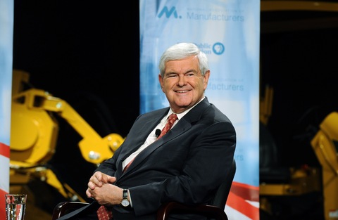 Newt Gingrich; hoto by Steve Pope/Getty Images