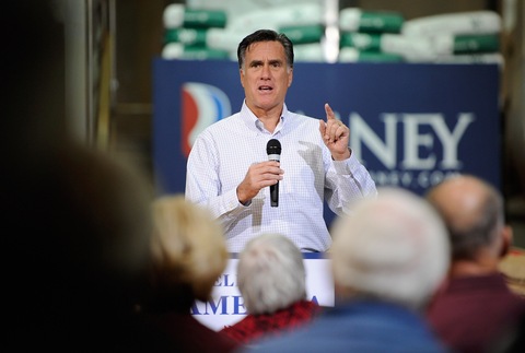 Mitt Romney; photo by Kevork Djansezian/Getty Images