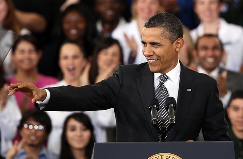 President Obama; photo by Win McNamee/Getty Images