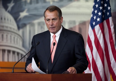 House Speaker John Boehner, R-Ohio; photo by Photo By Bill Clark/CQ Roll Call