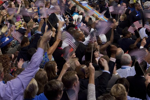 Flag-Waving Delegates