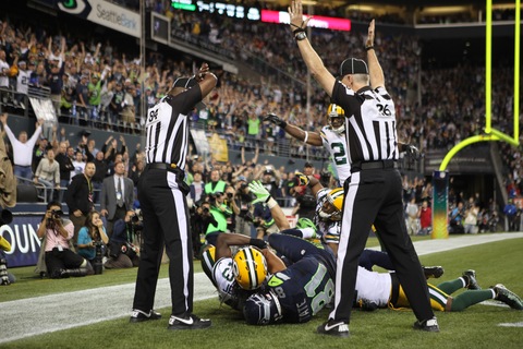 Controversial Call on Seahawk TD