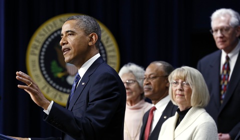 President Obama; photo by Kevin Lamarque/Reuters