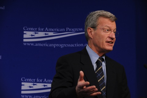 Sen. Max Baucus, D-Mont.; photo by Center for American Progress Action Fund