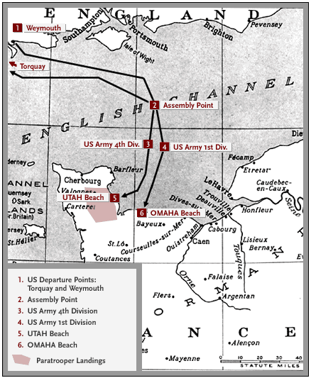D-Day Map
