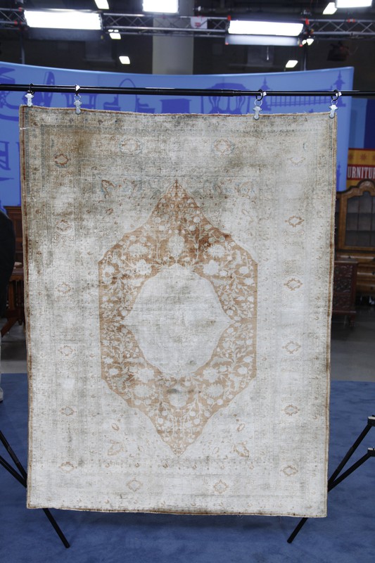 Late 19thCentury Persian Tabriz Silk Rug Antiques Roadshow PBS
