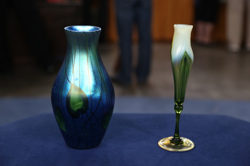 Tiffany Iridescent Vases, ca. 1910 Antiques Roadshow PBS