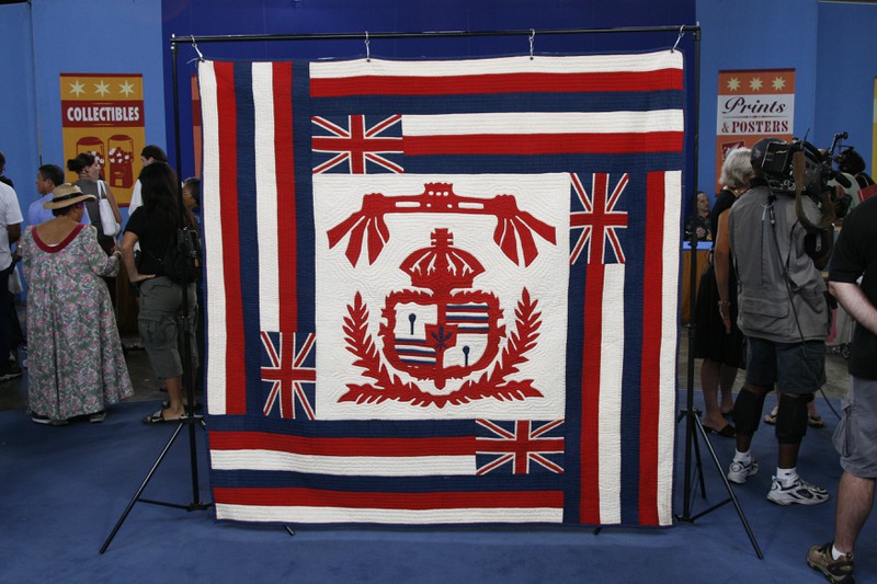 Hawaiian Flag Quilt, ca. 1915 Antiques Roadshow PBS