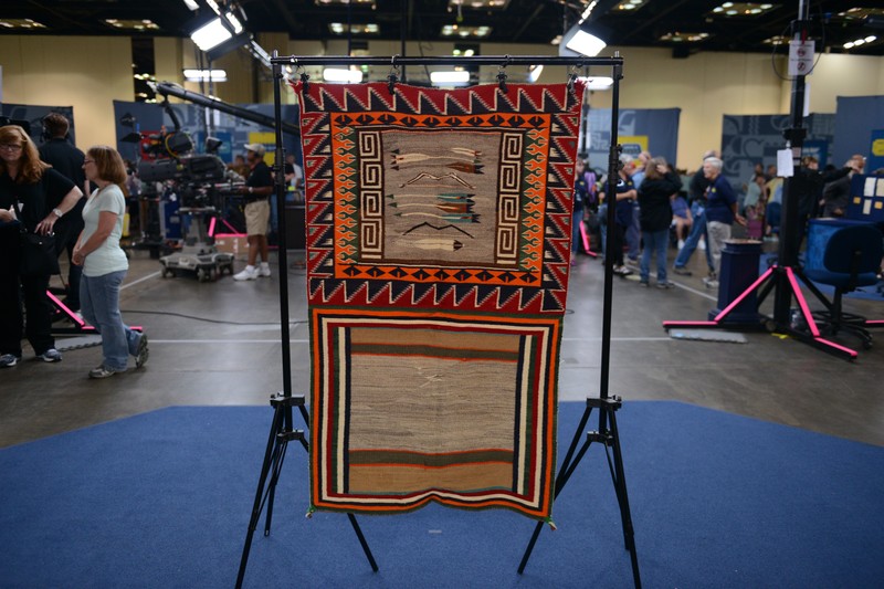Navajo "Sunday" Saddle Blanket, ca. 1915 Antiques Roadshow PBS