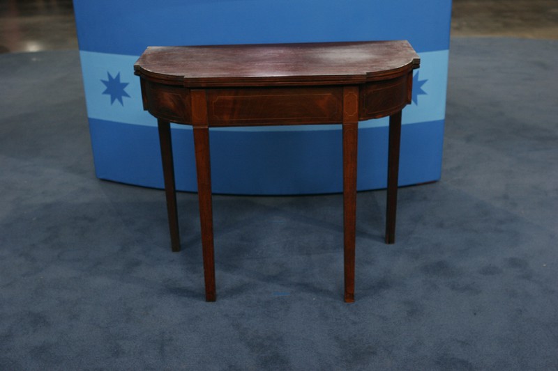 Massachusetts Miniature Card Table, ca. 1790 Antiques Roadshow PBS