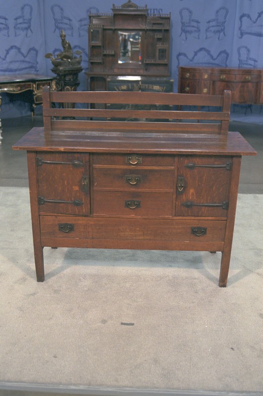 Gustav Stickley Sideboard, ca. 1907 Antiques Roadshow PBS