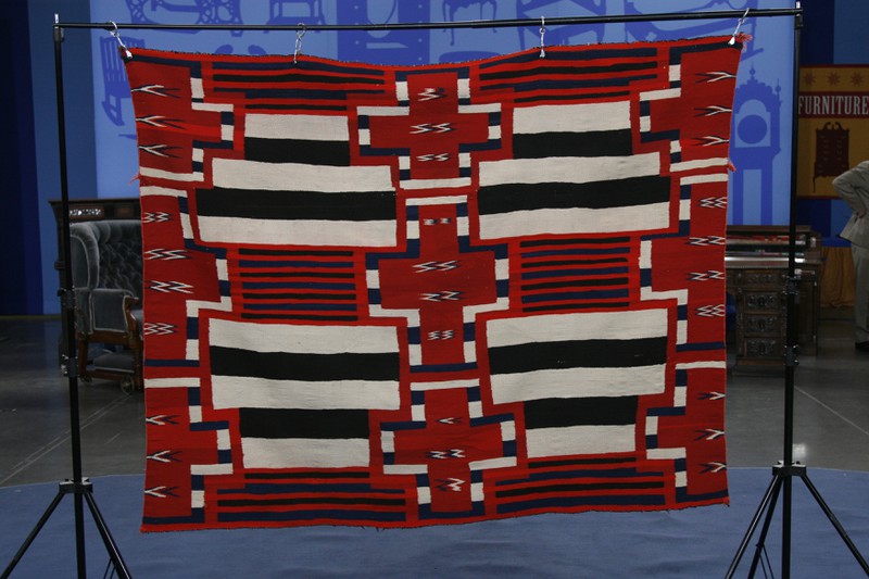 Navajo Chief's Blanket, ca. 1875 Antiques Roadshow PBS