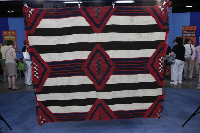 Navajo Third Phase Chief's Blanket, ca. 1875 Antiques Roadshow PBS
