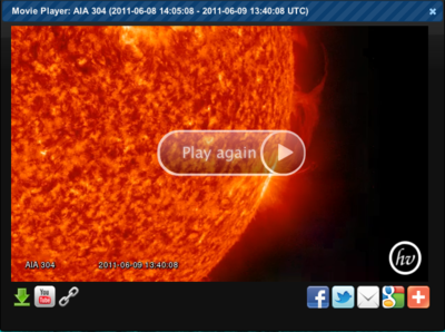 In browser movie player