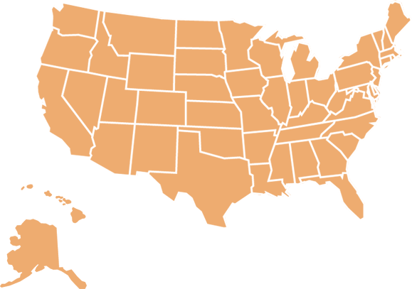 map of the US